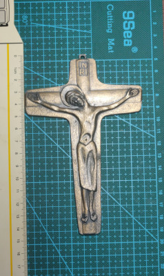 Cruce / crucifix vintage din bronz foto