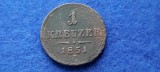 AUSTRIA 1 KREUZER 1851