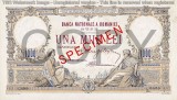 REPRODUCERE bancnota specimen 1000 lei 1933