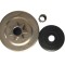 Oala ambreiaj + stea + colivie drujba Stihl: MS 260, MS 260 C, 270, 270 C, 280, 280 C, 026 (3/25-7) - (3 piese)