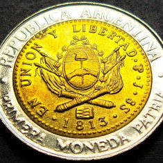 Moneda bimetal comemorativa 1 PESO - ARGENTINA, anul 2016 * cod 1729 A