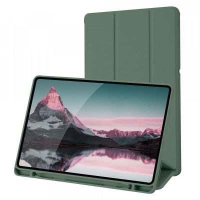 Husa pentru Samsung Galaxy Tab S6 Lite (2024) / Tab S6 Lite (2022) / Tab S6 Lite (2020), Techsuit, Flex Trifold, Verde foto