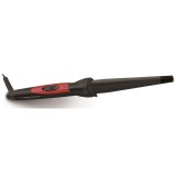 Ondulator de păr Esperanza Charlise EBL003, 16 mm, 22 W, ceramică, negru/roz