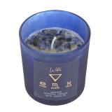 Lum&acirc;nare cu un parfum delicat de iasomie și cristale de aquamarin &icirc;ncorporate.