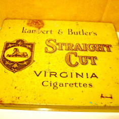 7730-Cutie Tigarete Virginia Straight Cut Isanbert& Butlers metal.