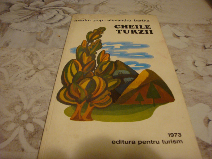 Pop / Bartha - Cheile Turzii - 1973 - cu harta