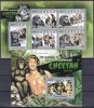 DB1 Cinema Guineea Tarzan Johnny Weissmuller Maureen O&#039;Sullivan MS + SS MNH, Nestampilat