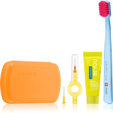 Curaprox Travel Set Set de călătorii Orange(pentru dinti, limba si gingii)