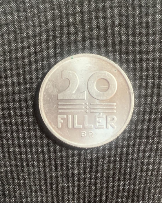 Moneda 20 filler 1983 Ungaria