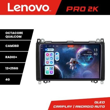 Navigatie Mercedes VW Lenovo Kit-068 8 core QLED 2K 12+256 360 Android Waze USB Navigatie Internet Youtube Radio CarStore Technology