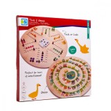 Cumpara ieftin Joc 3 in 1, BS Toys, Goose Tock si Ludo