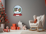 Sticker Decorativ Snowglobe