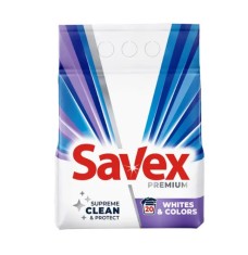 Savex Detergent Pudra Automat, Whites Colors, 2kg foto