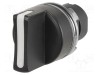 Comutator rotativ 22mm EAO Poz.i stab 2 neagră fără IP65 46