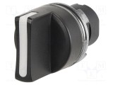 Comutator rotativ 22mm EAO Poz.i stab 2 neagră fără IP65 46