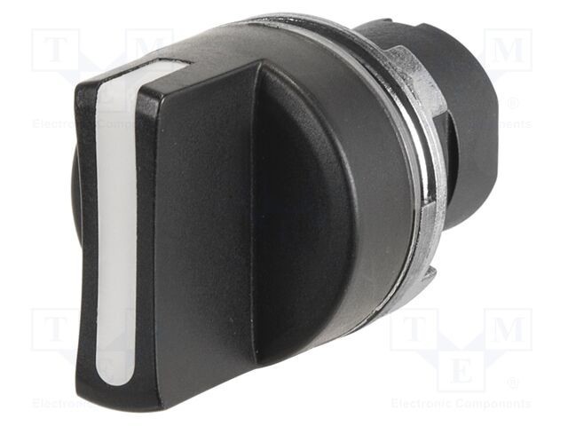 Comutator rotativ 22mm EAO Poz.i stab 2 neagră fără IP65 46