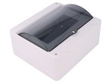 Carcasă modulară IP30 pentru perete albă ABS