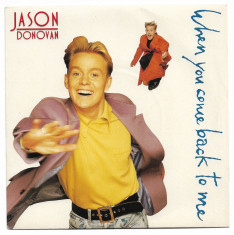 Disc vinil - Jason Donovan - When you come back to me - anul 1989 foto