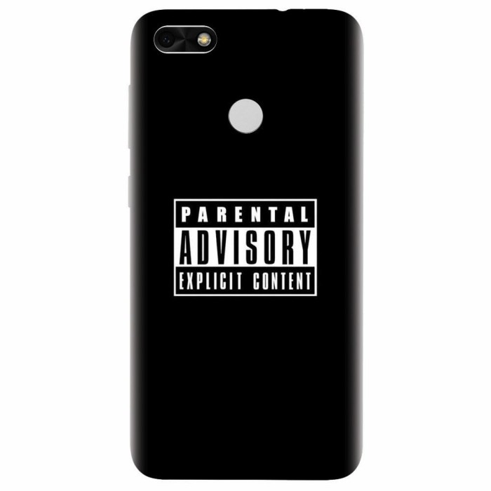 Husa silicon pentru Huawei Y6 Pro 2017, Parental Advisory