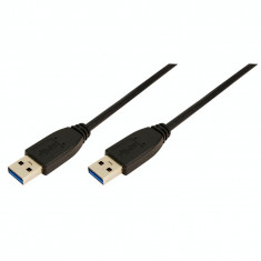 Cablu Logilink CU0040 USB 3.0 A Male - USB 3.0 A Male 3m negru foto