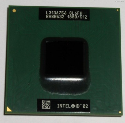 Procesor laptop SL6FH (Intel Mobile Pentium 4-M 1.8 GHz) 400MHz FSB 512KB Socket 478 (mPGA478B) colectie foto
