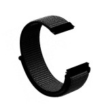 Curea material textil, compatibila cu Huawei Watch GT 7 46mm, Telescoape QR, 22mm, Raisin Black