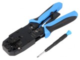 Kit Sertizare cu Șurubelniță - Unealtă Sertizat Cabluri, Instrument Crimpare Profesional