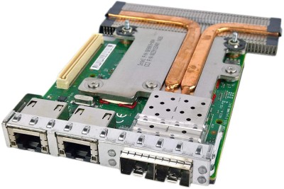 Placa de retea server C63DV Intel X520/i350 2-Port SFP+ 10GbE ; 2xRJ45 1000BASE-T Ethernet Daughter Card PowerEdge R720 R730 R740 foto