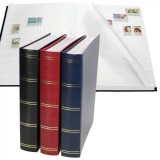 Clasor timbre 64 pagini albe cu Divizor Central si coperta verde