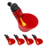 Set 5 adapatoare automate pentru pasari de curte precum gaini, rate, gaste si curca, rosu, 30 ml