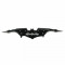 Briceag cutit doua taisuri negru alb Batman Style prindere curea 27 cm