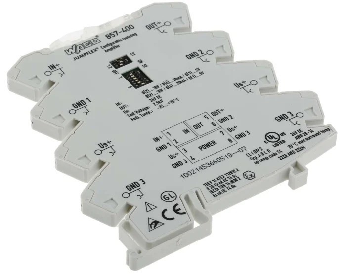 Adaptor Separator de Semnale/Amplificator pentru Șină DIN