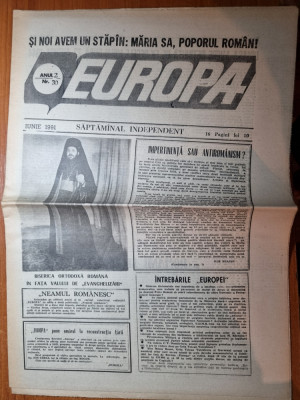 europa iunie 1991- art silviu brucan foto