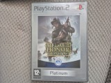 Joc razboi shooter de colectie Medal of Honor complet in carcasa originala cu manual pentru ps2 playstation2 ps 2 original