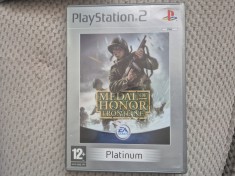 Joc razboi shooter de colectie Medal of Honor complet in carcasa originala cu manual pentru ps2 playstation2 ps 2 original