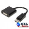 Cablu adaptor DisplayPort tata - DVI-D 24+1 p mama 0.20 m, Valueline