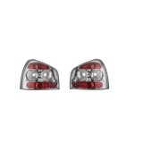 Set stopuri tuning AUDI A3 (8L), 01.1996-04.2003, Taiwan, partea stanga+dreapta, transparent, argintiu;, Rapid