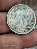 25000 Lei 1946 Argint Liniuta Intre Masline Rara Moneda Romania