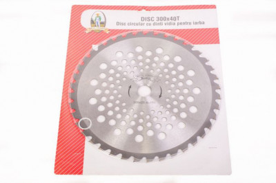 Disc motocositoare nr. 12/300 cu vidia MF FarmGarden AgroTrade foto