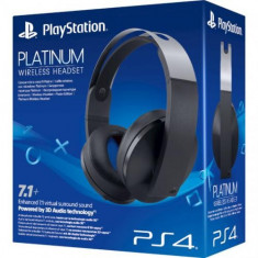 Casti gaming wireless SONY PS4 Surround 7.1, Platinum foto