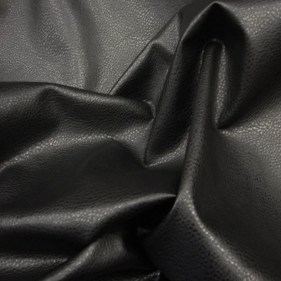 Material Piele Ecologica culoare NEAGRA (1m x 1,5m) foto