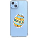 Husa personalizata apple iphone 14, egg galben