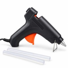 Pistol de lipit cu silicon cald, 60W, diametru 11 mm, negru