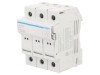 Separator cu Fuzibil 10x38mm pentru Șină DIN 32A 690V Poli 3, Hager