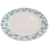 Set 6 Farfurii Adanci Opal Alb Model Stardust 23cm CNN50165