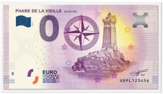 Germania 2017 - 0 euro Leuchtturm, far, bancnota souvenir foto