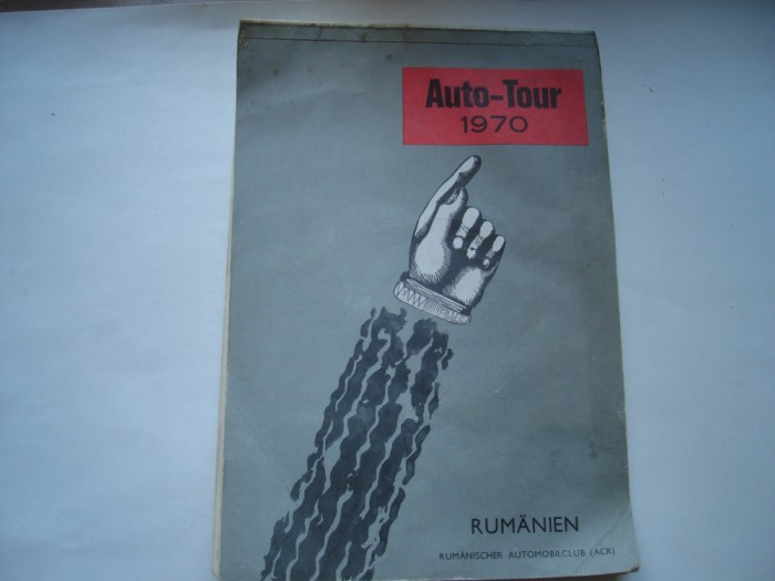 ACR Auto-Tour 1970 Rumanien (in limba germana trasee auto)