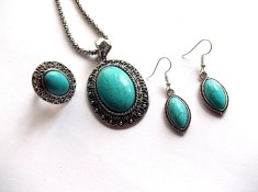 set bijuterii cu turcoaz 48346