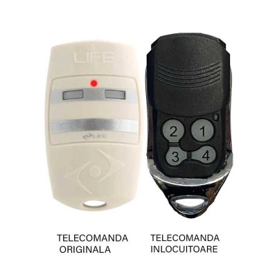 Telecomanda poarta garaj Life cu 4 canale BRAVO /BRAVO4 433.92MHz Codificare LIFE Auto Code (832) foto