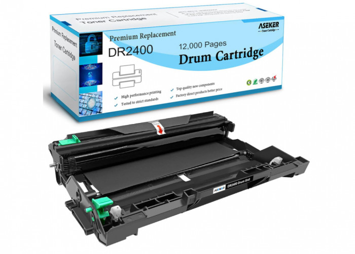 Unitate de cilindru Aseker DR-2400 DR2400 compatibila cu TN-2420 pentru imprimantele Brother - RESIGILAT